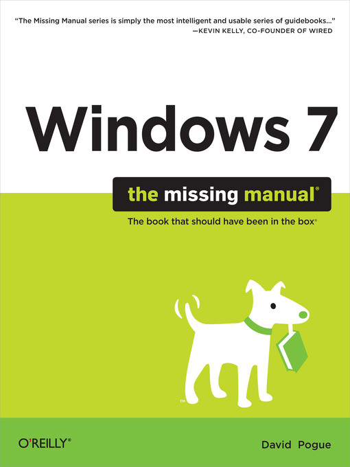 Title details for Windows 7 by David Pogue - Available